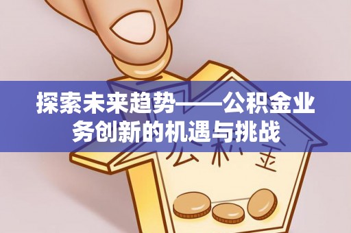 吉阳探索未来趋势——公积金业务创新的机遇与挑战