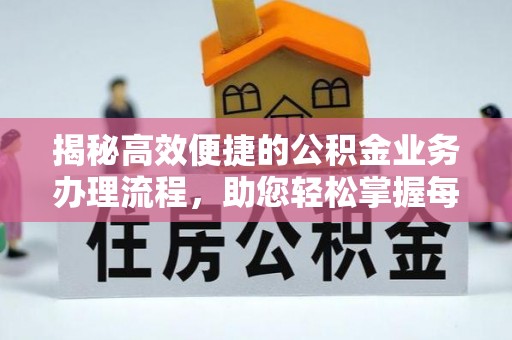 吉阳揭秘高效便捷的公积金业务办理流程，助您轻松掌握每一步