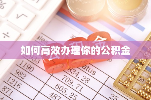 吉阳如何高效办理你的公积金