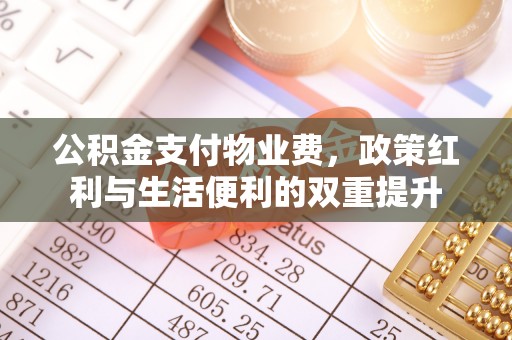 吉阳公积金支付物业费，政策红利与生活便利的双重提升